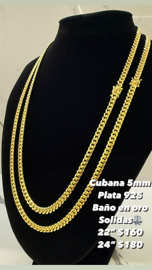 Cuban link chain 5mm